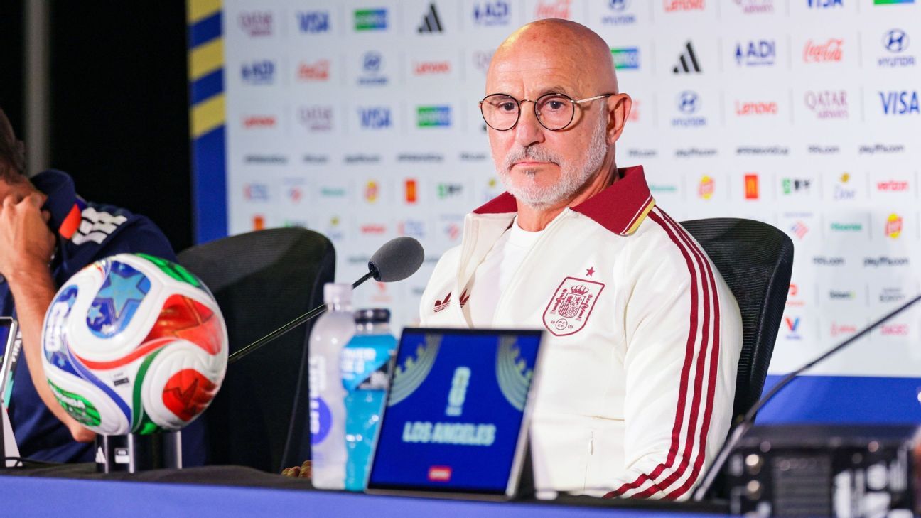 Luis de la Fuente unbothered by Spain's World Cup favorites tag