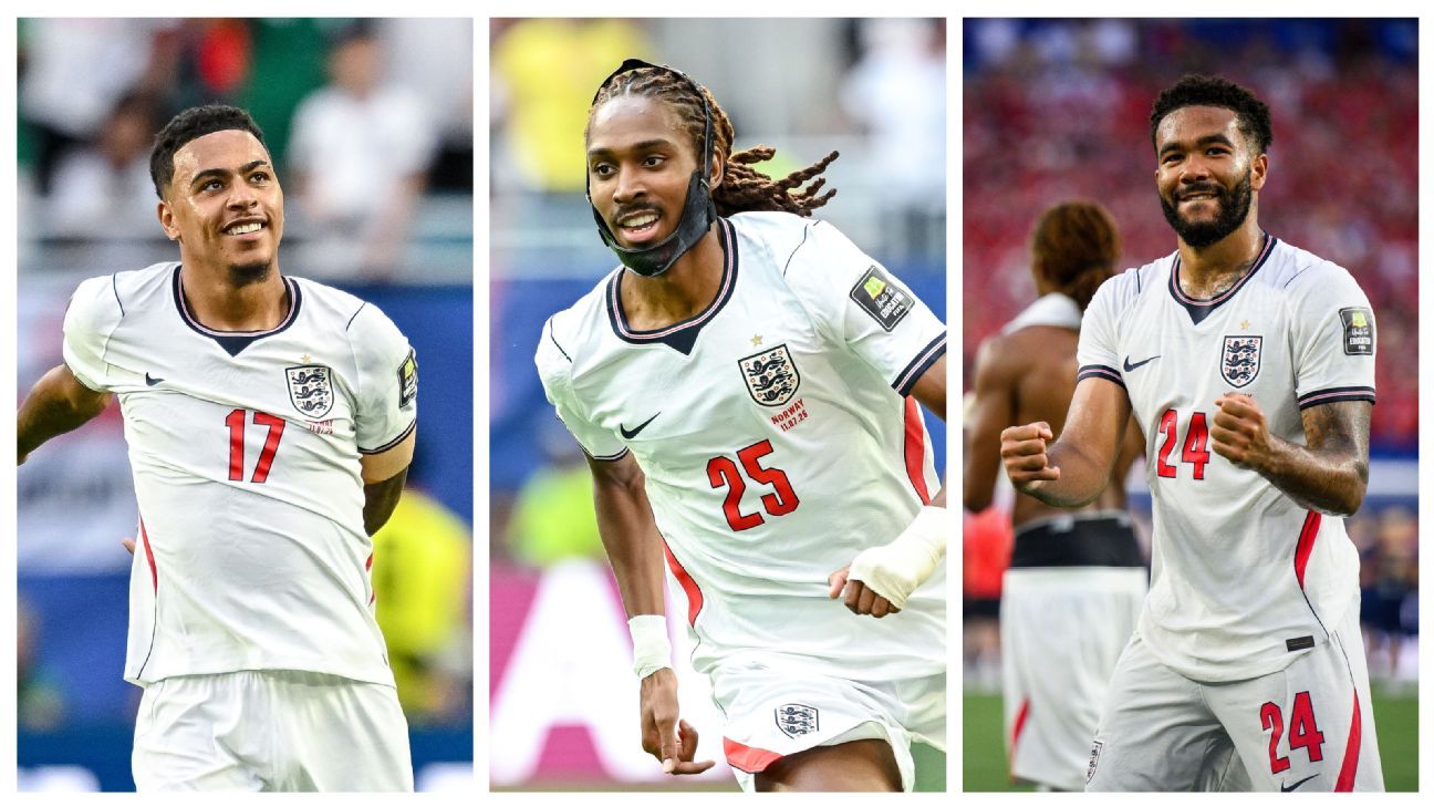 Morgan Rogers, Djed Spence and Reece James start for England in Argentina semifinal showdown