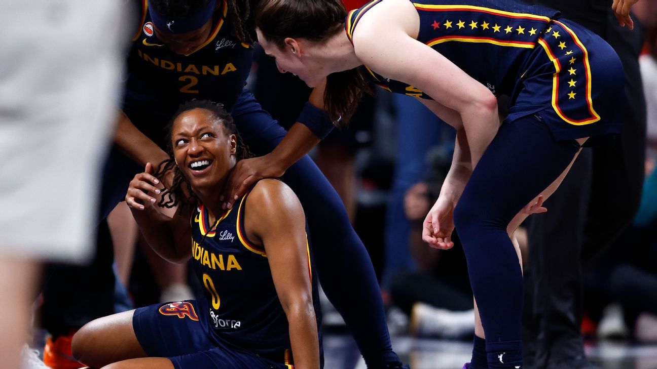 Kelsey Mitchell alcança 10º jogo consecutivo com 20+ pontos e lidera Indiana Fever na vitória sobre New York Liberty
