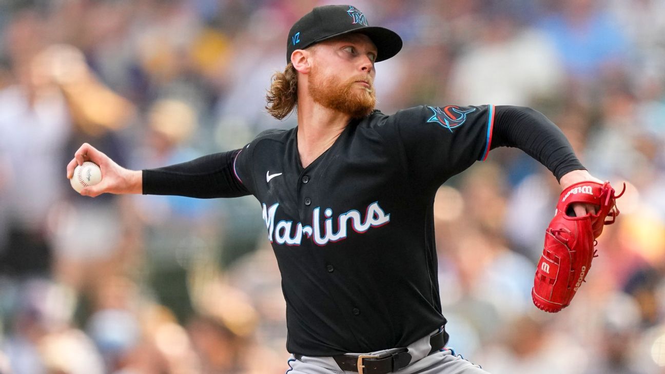 Max Meyer, arremessador All-Star dos Marlins, é colocado na lista de lesionados por tensão no pescoço