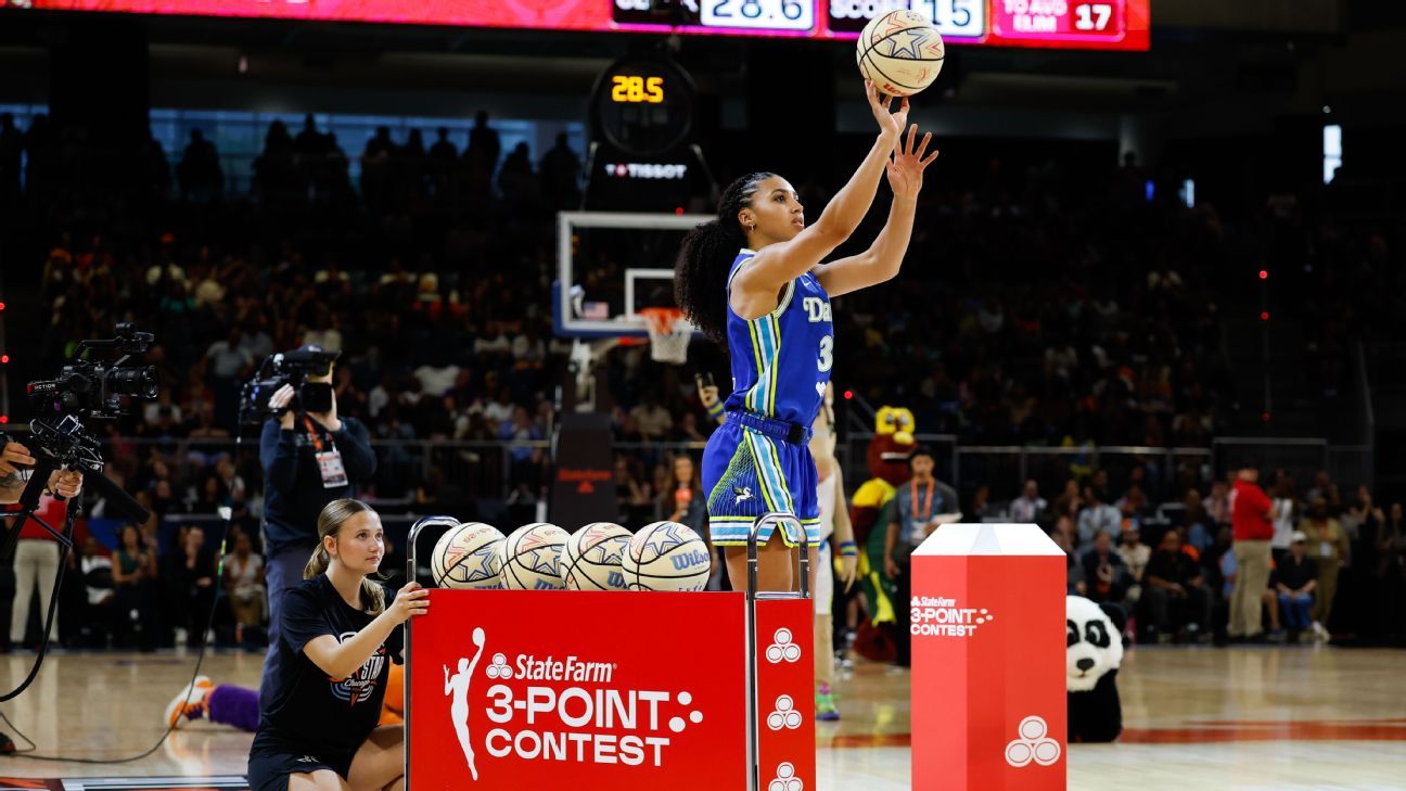 Azzi Fudd is first rookie to win WNBA 3-point contest