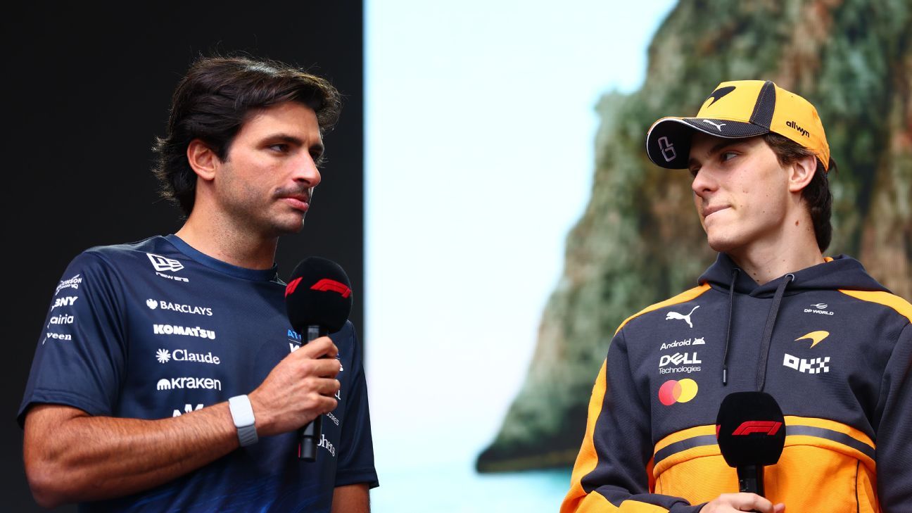 Piastri to Sainz after crash: Look in the mirror