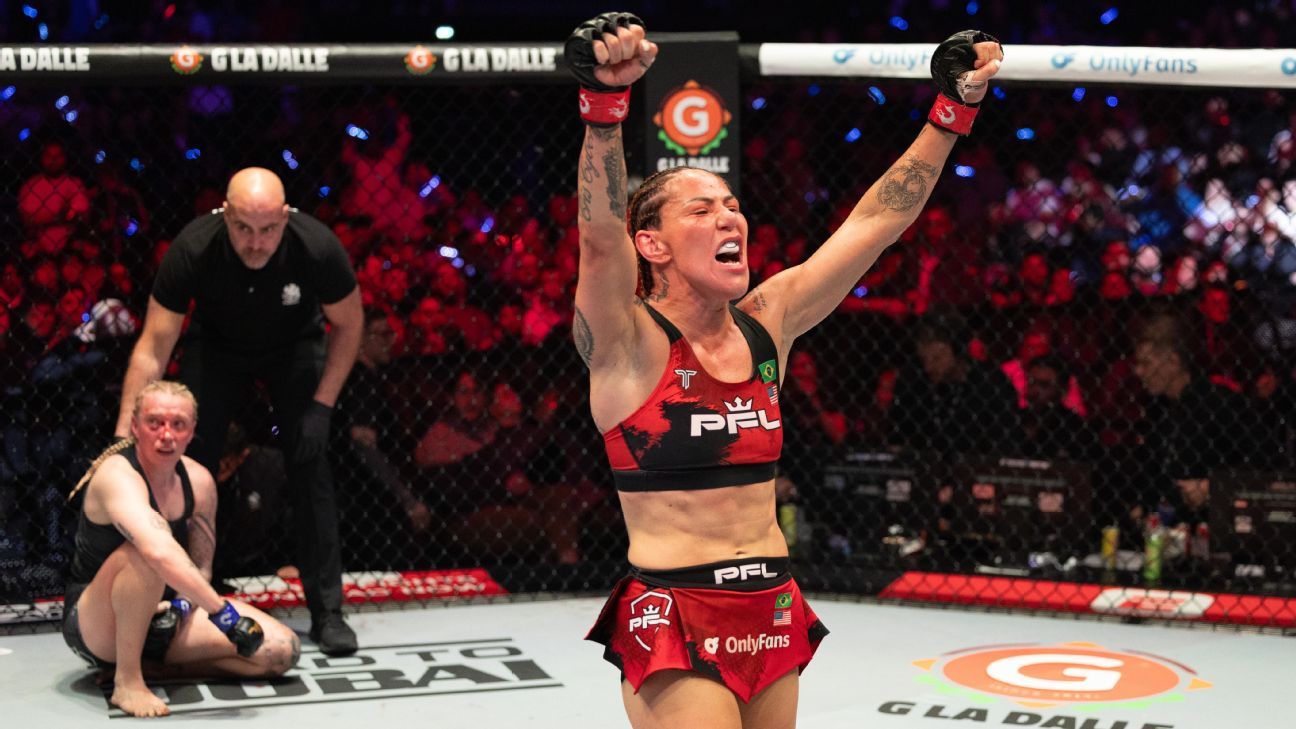 Cyborg vs Vieira Moves Forward After 152.2-Pound Weigh-In at PFL Tampa