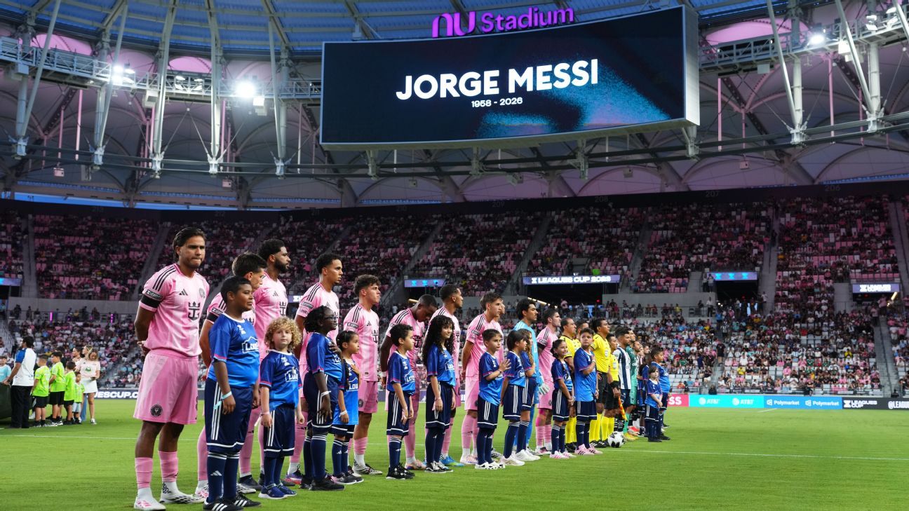 Messi absent as Miami pays tribute to late father