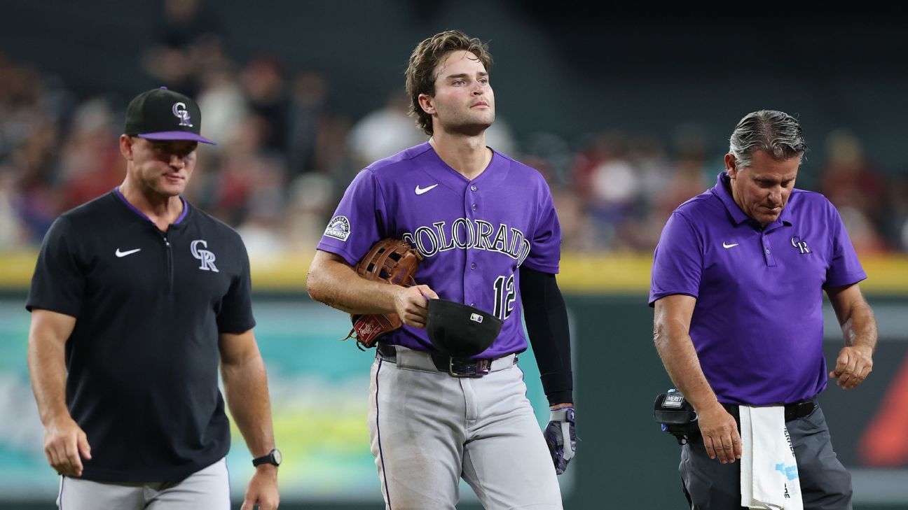 Rockies place 3B Karros on 7-day concussion IL