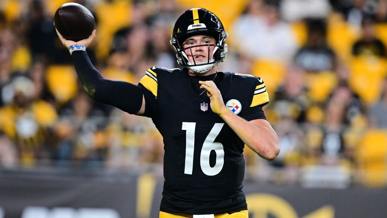 'Poised' QBs Allar, Howard lead Steelers in win