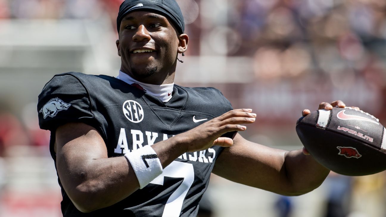 Silverfield 'excited' to tab Jackson Arkansas QB1