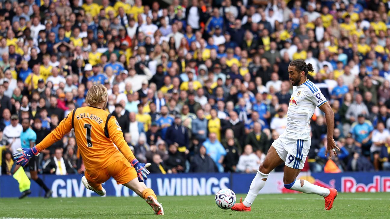Leeds United 1-1 Brentford: Calvert-Lewin and Schade goals mark eventful draw - as it happened - ESPN