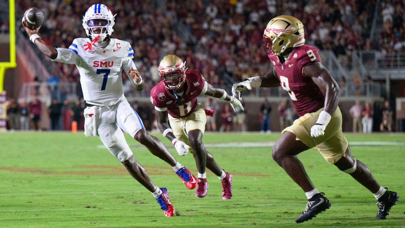 Jennings, SMU overcome miscues, delay, top FSU