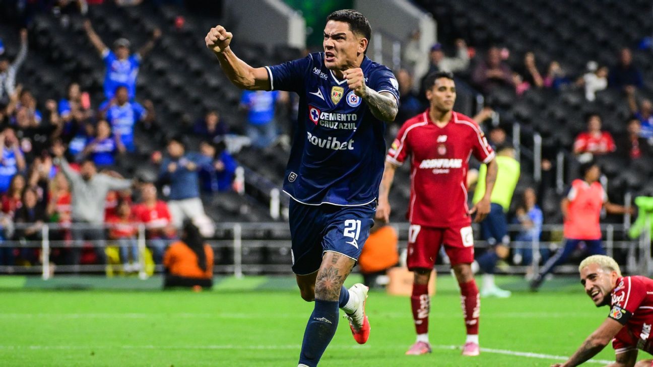 Cruz Azul rescata el empate de último minuto ante Toluca
