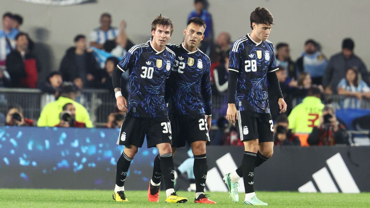 Argentina score 7 past makeshift Burkina Faso after travel woes
