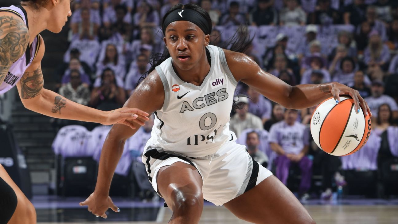 Jackie Young Aims to Propel Aces in WNBA Semifinals Game 2