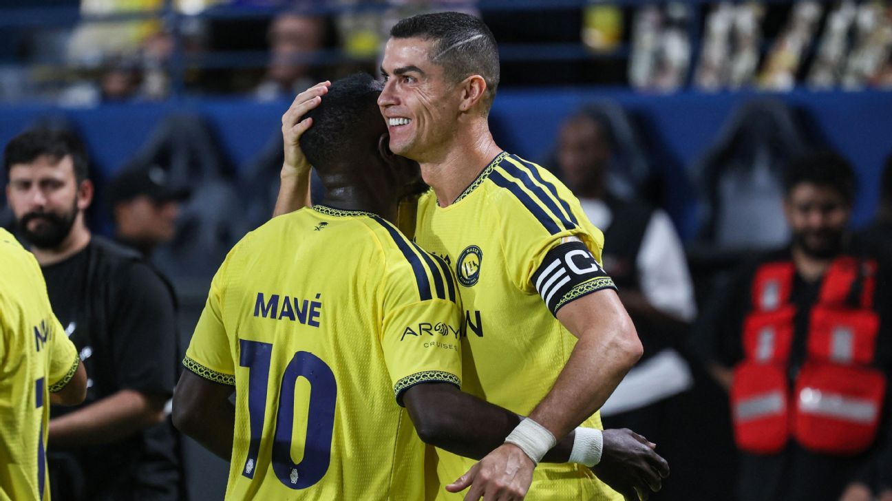 Ronaldo scores as Al Nassr fans show support after Portugal walkout