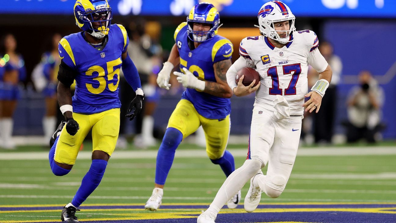 Josh Allen lidera victoria de Bills contra Rams en L.A.