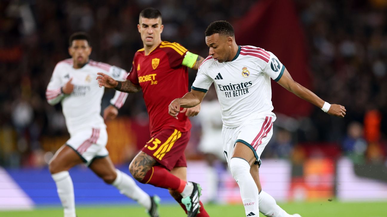 Real Madrid remontó ante Roma con tres goles en el final y se impuso en un partidazo de Champions
