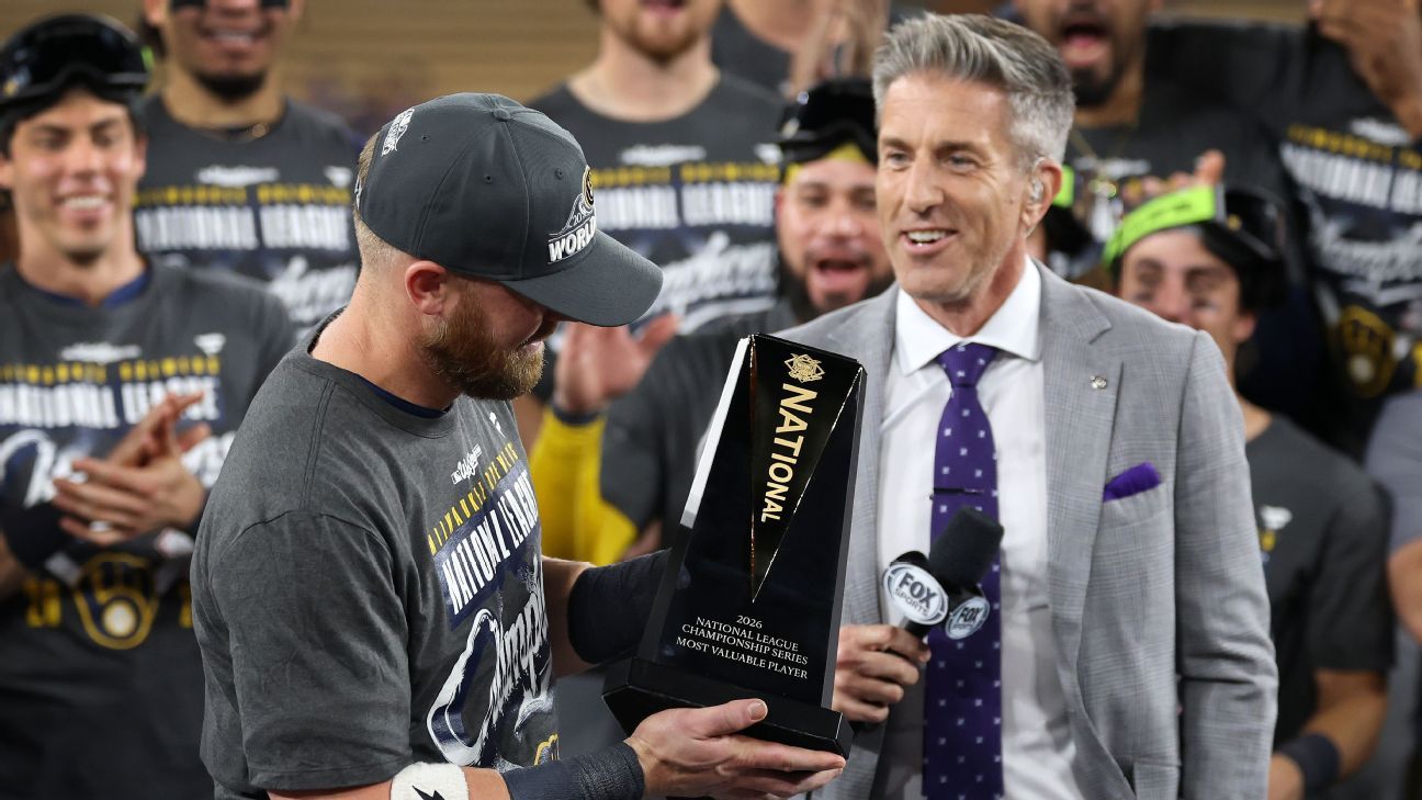 Brewers: Jake Bauers, MVP de la Serie de Campeonato de la Liga Nacional