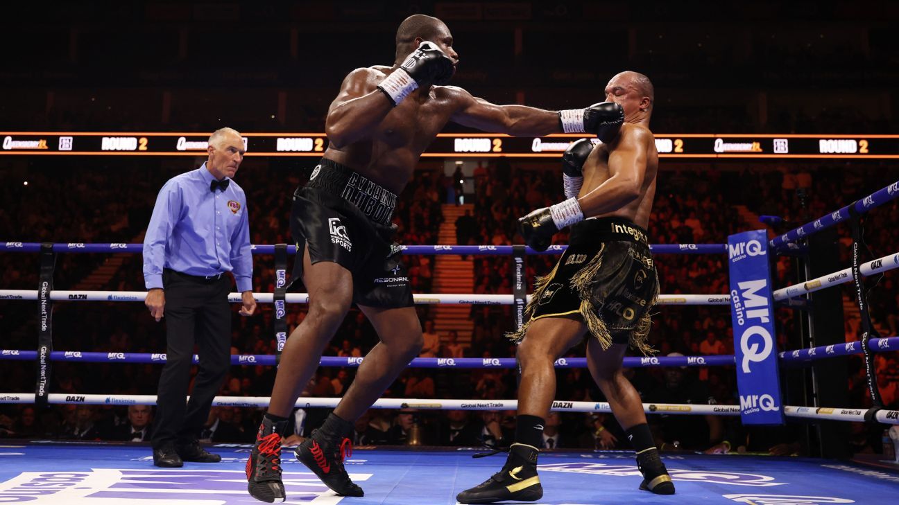 Dubois destroza a Wardley en dos asaltos