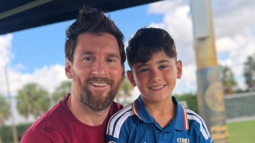 Photo: ESPN Argentina Nico Paz responds to Ciro Messi wearing Como shirt