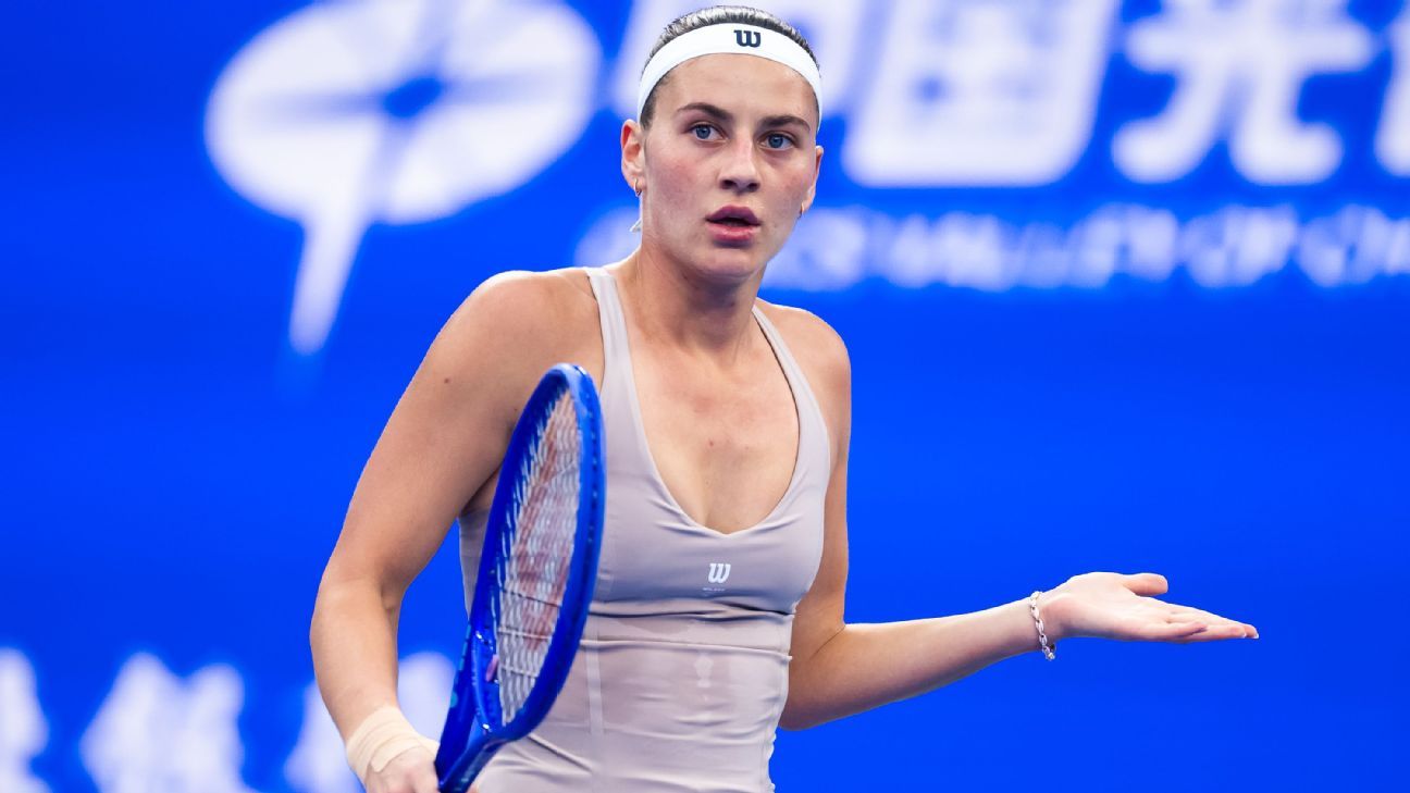 Muchova claims final WTA Finals spot after Kostyuk retires