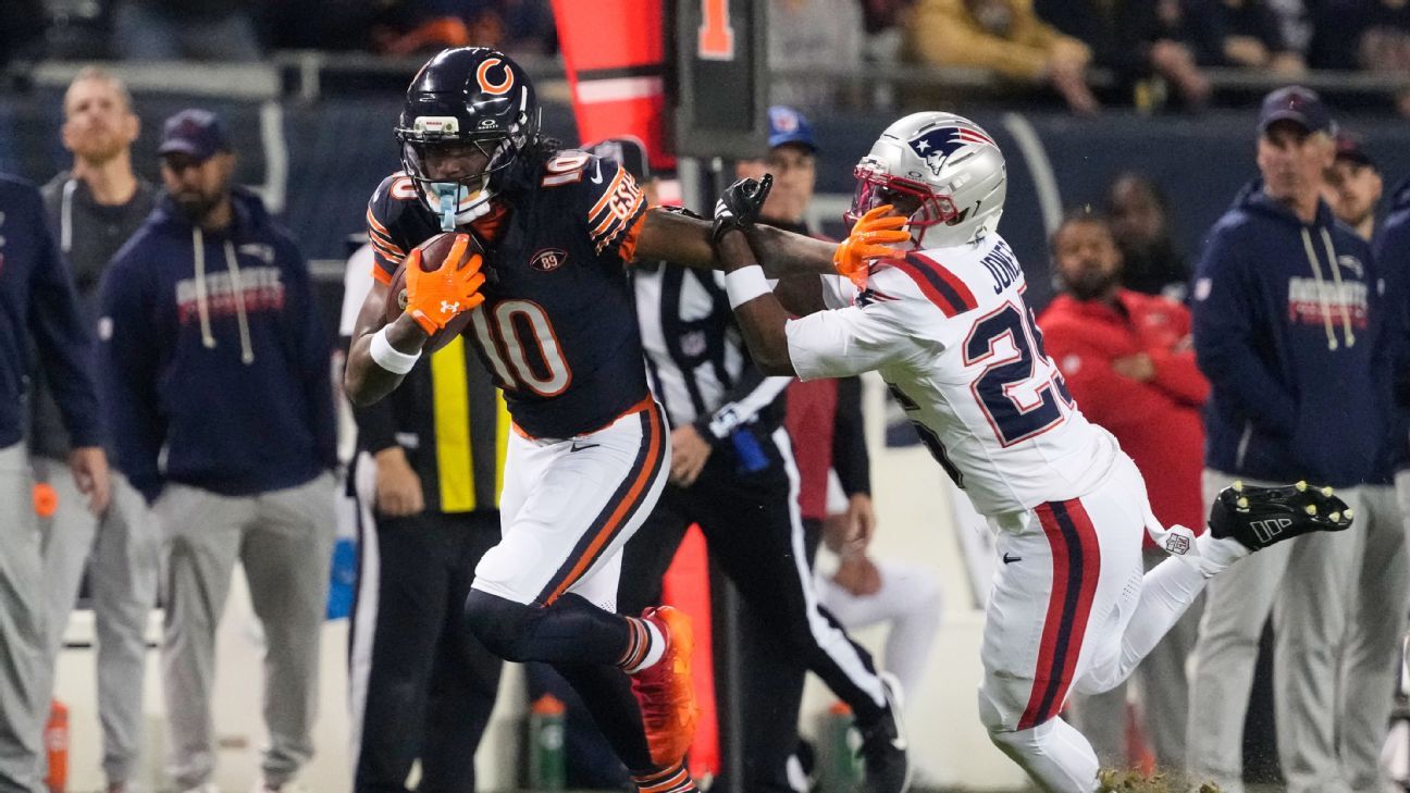 Luther Burden III's catch leads to D'Andre Swift touchdown for the Chicago Bears