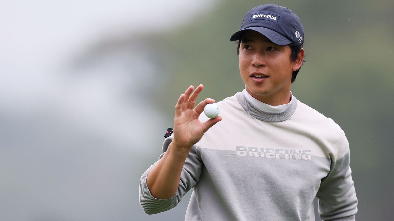 Katsuragawa ties course record, leads Genesis Championship