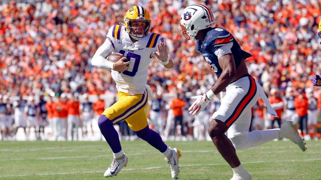 Kiffin says LSU back to what he envisioned after blowout win at Auburn