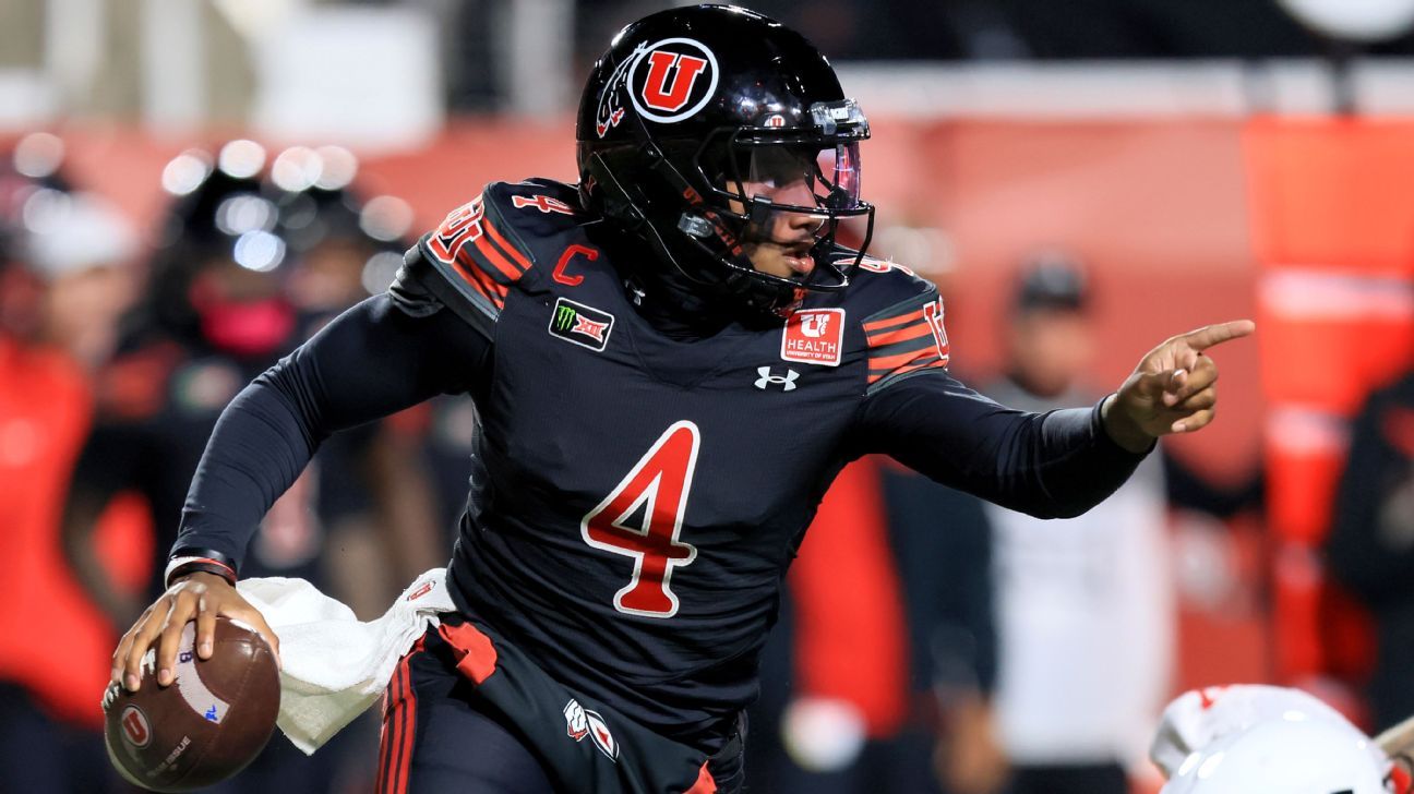 CFP top 12 projection: Utah salvages a bad day for Big 12