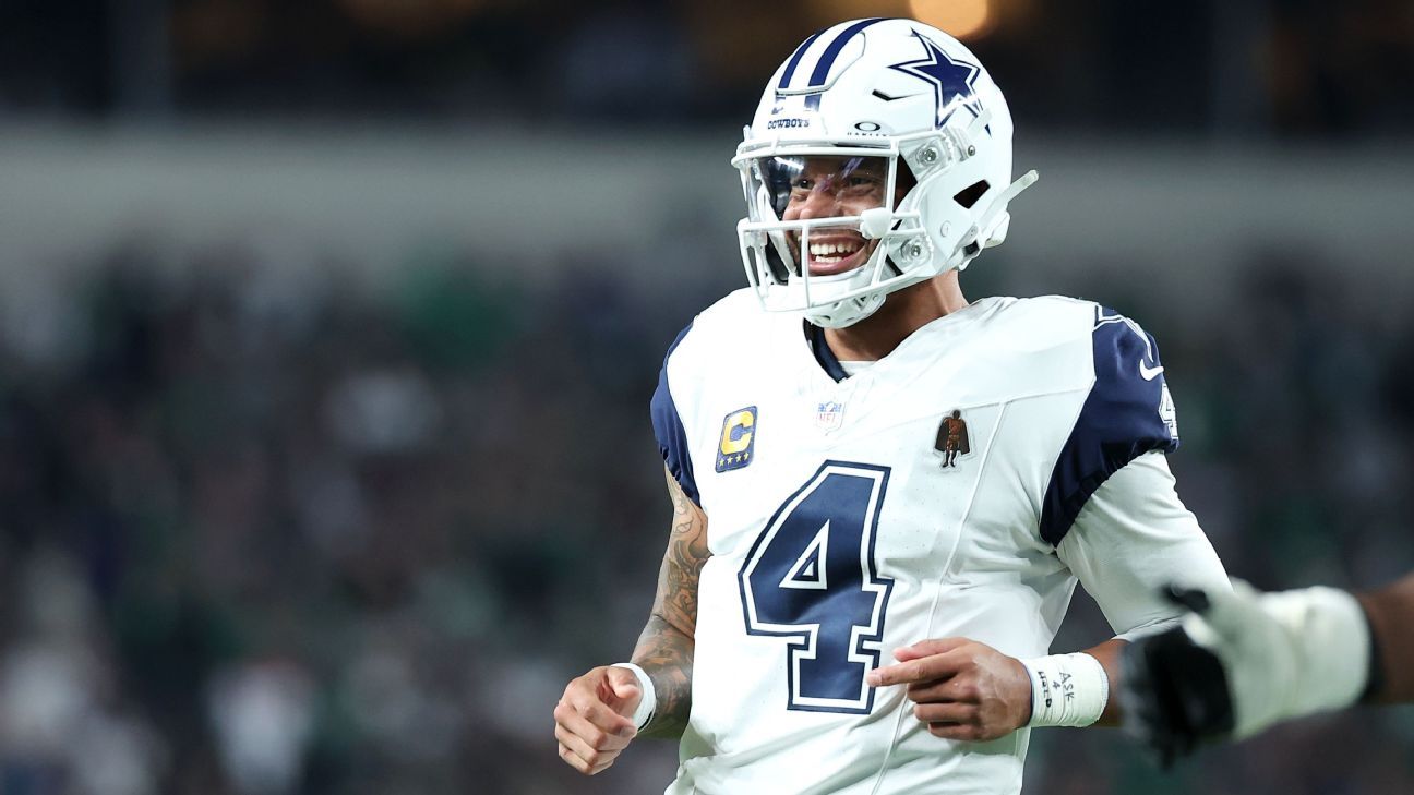 Cowboys handle Eagles on Javonte Williams' career night