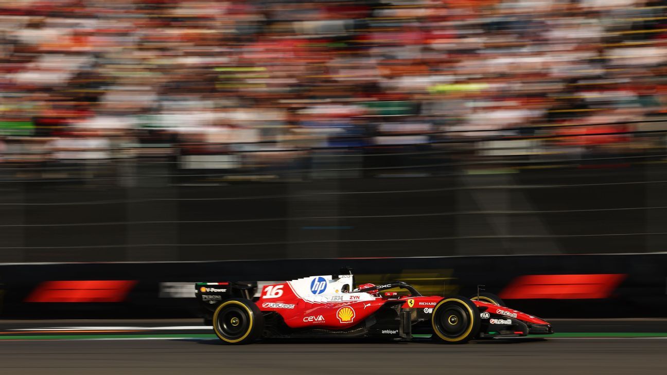 Leclerc leads Mexico GP second practice as Verstappen collides with Lawson