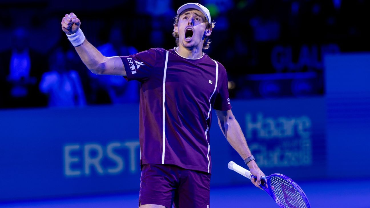 Photo: ESPN Deportes Alex de Miñaur secures ATP 500 bonus pool title in Vienna