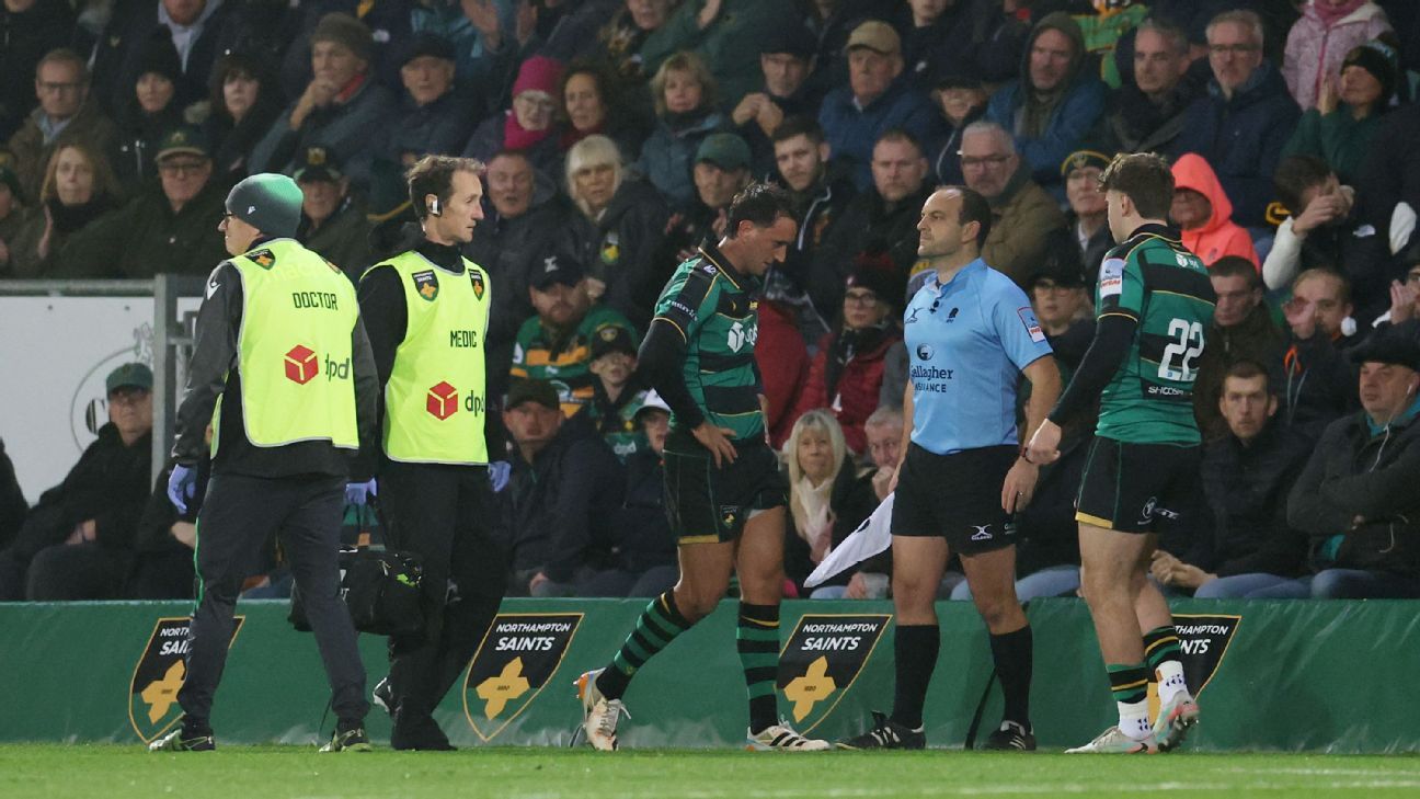 England's Mitchell injured on eve of Nov. Tests
