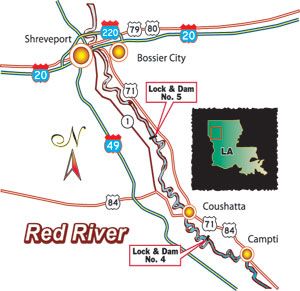 Red River: Preview and fishery map