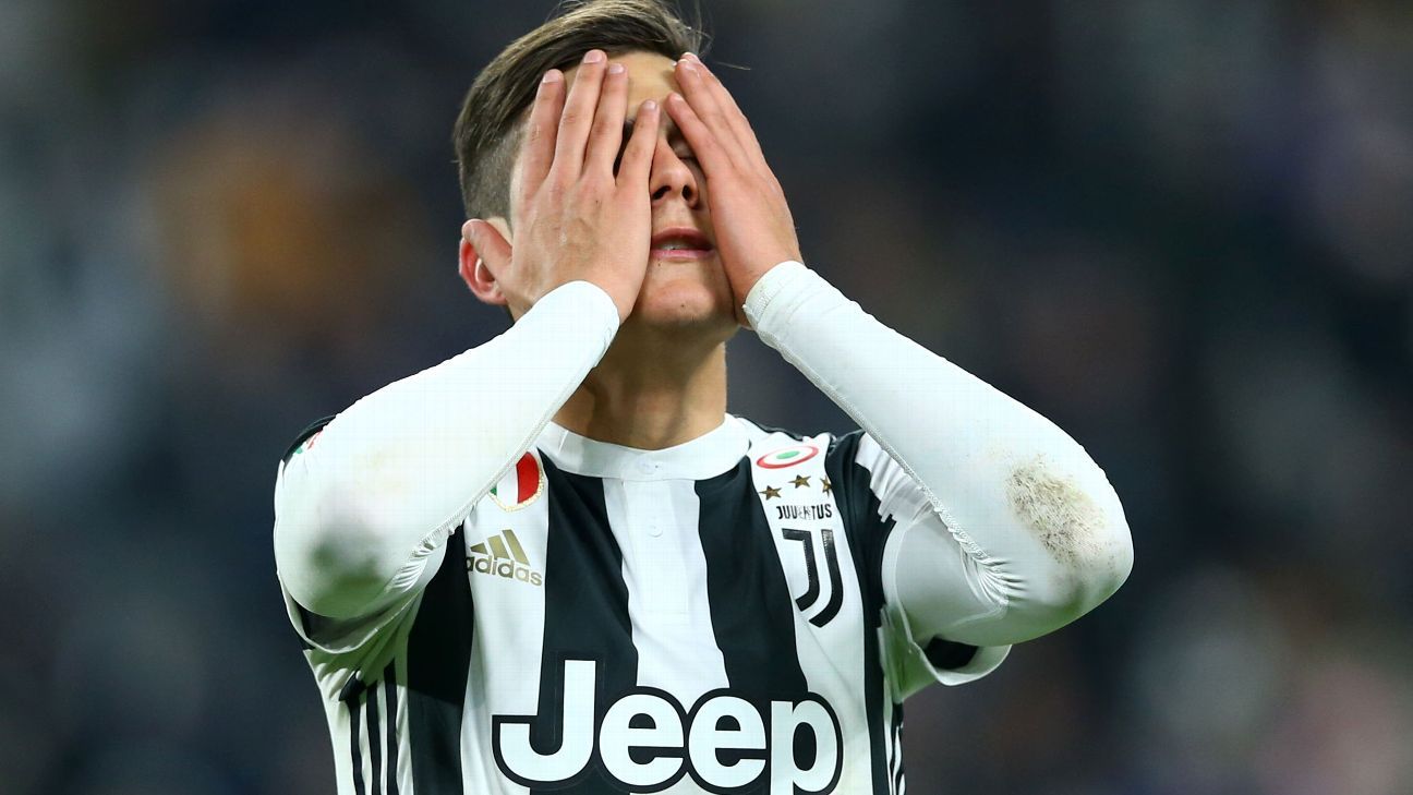 Dybala will be between 15 and 20 days away from injury