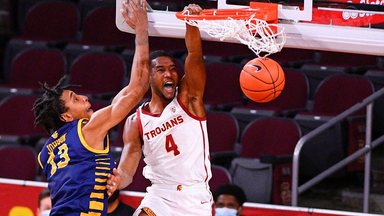 USC student center Evan Mobley declares the NBA draft for 2021