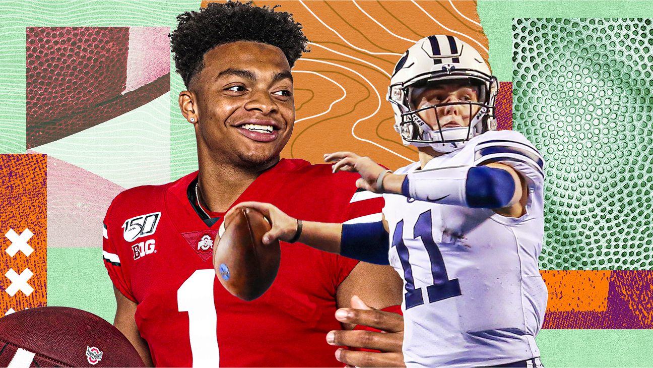 Mel Kiper predictions for all 32 first round choices, including Justin Fields, Zach Wilson, DeVonta Smith