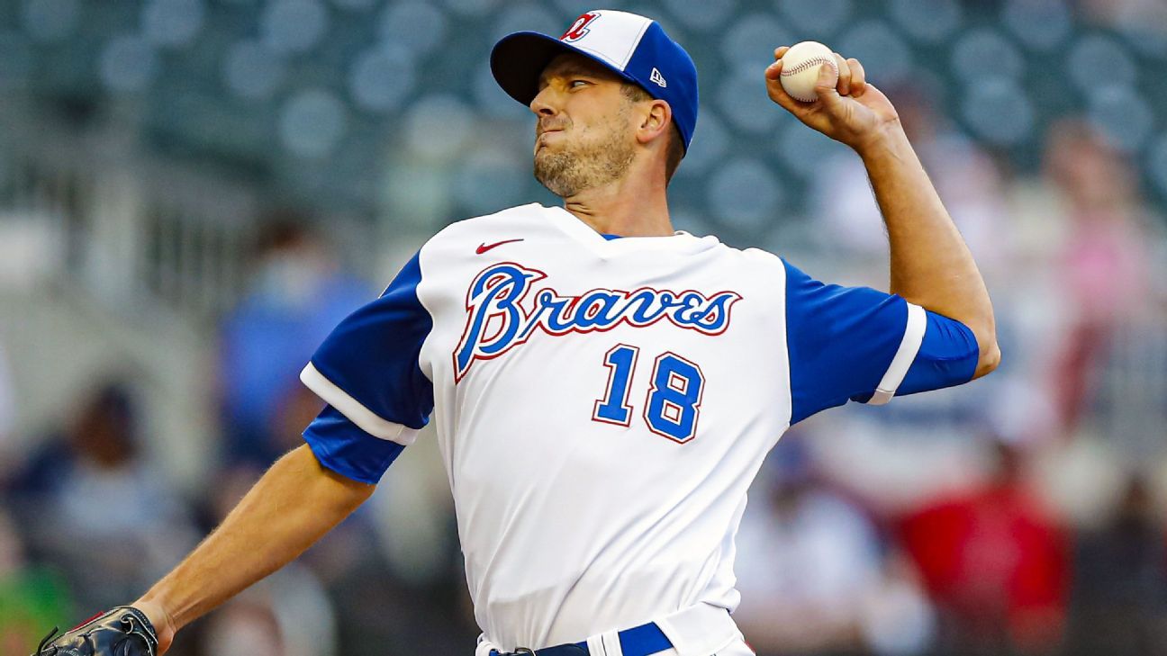 Atlanta Braves’ Drew Smyly scratched from the start, placed on IL