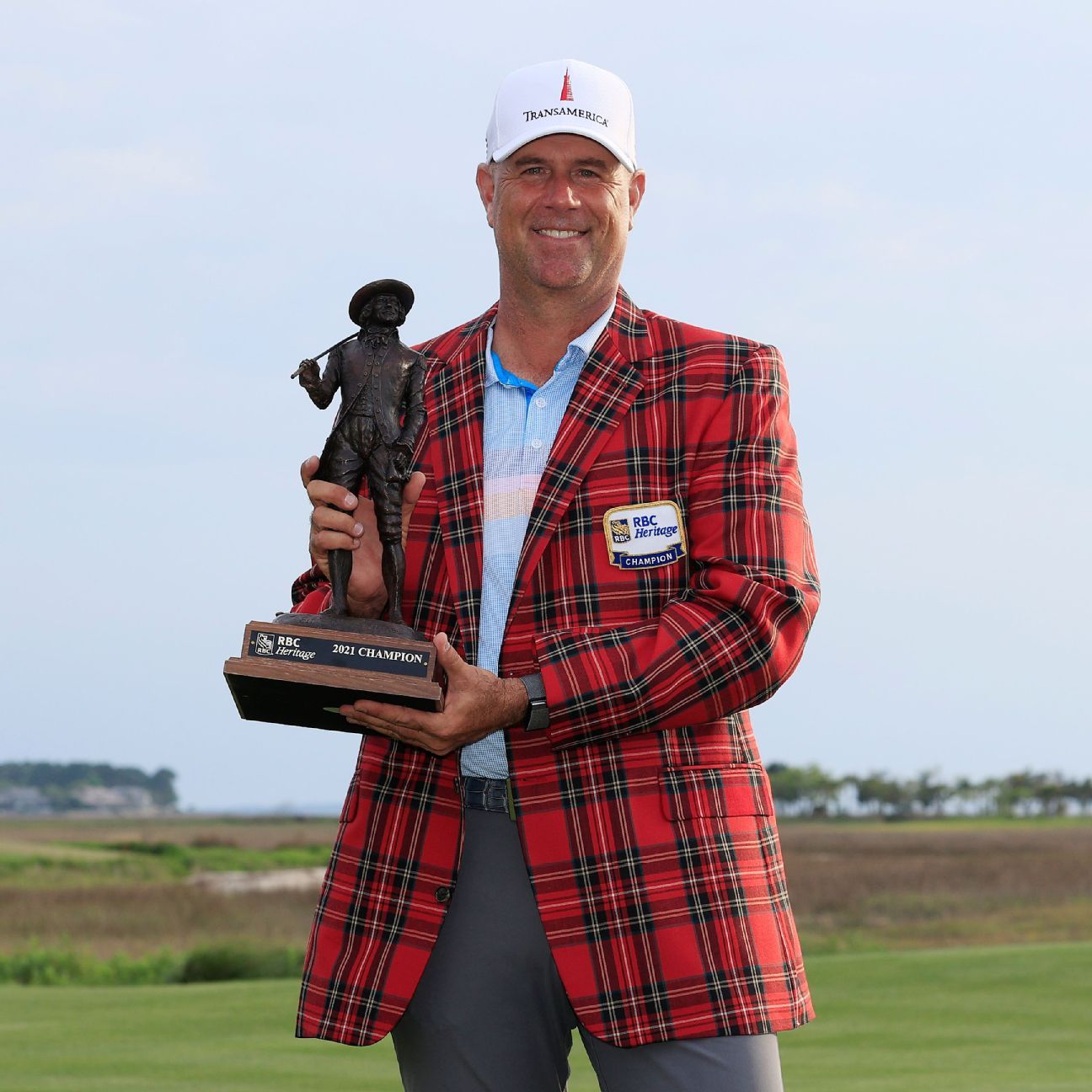 Stewart Cink holds the record for the week with the third RBC Heritage title