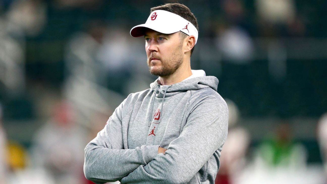 Oklahoma’s Lincoln Riley downplays speculation of his interest in LSU job
