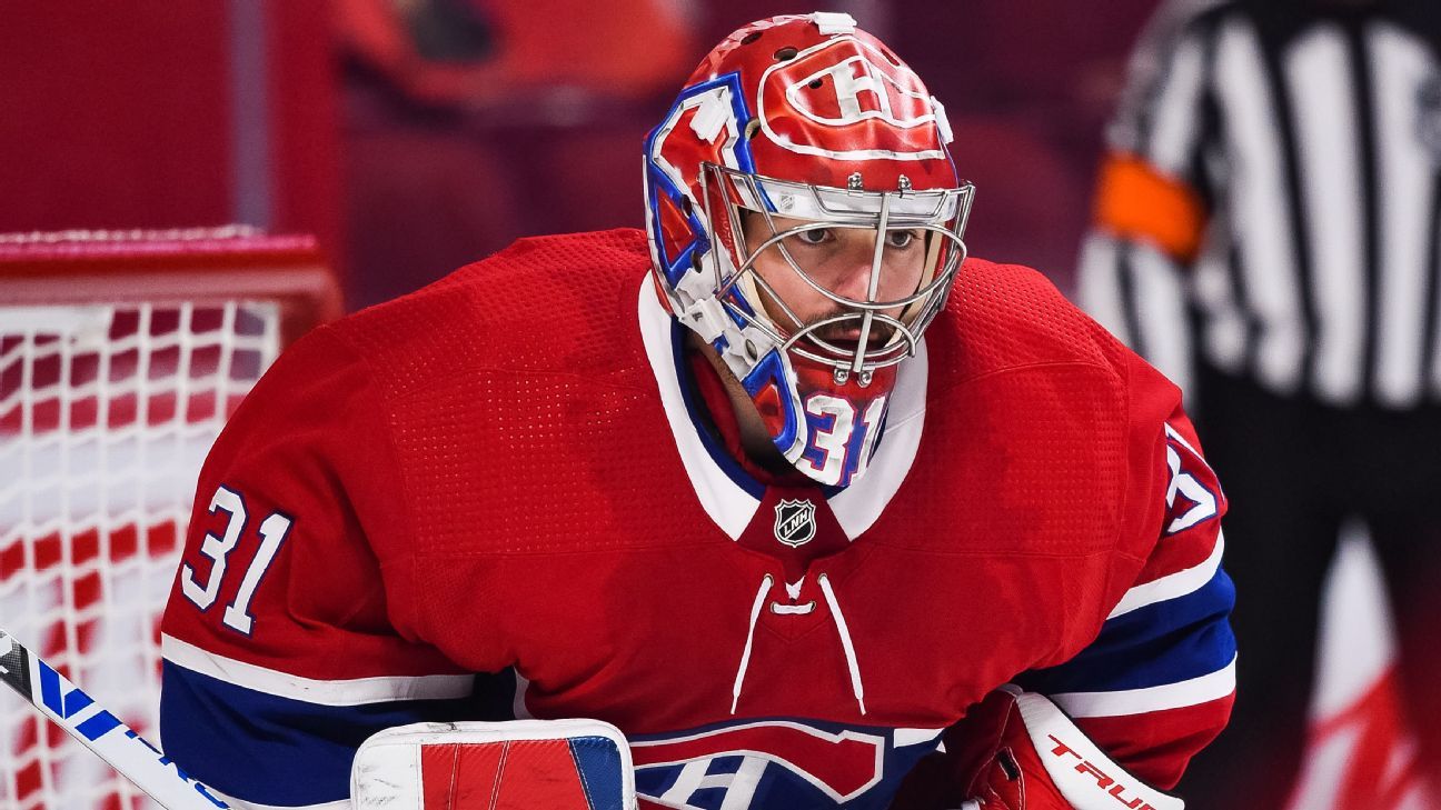 Montreal Canadiens G Carey Price jogará sexta-feira contra o New York Islanders após férias pessoais prolongadas
