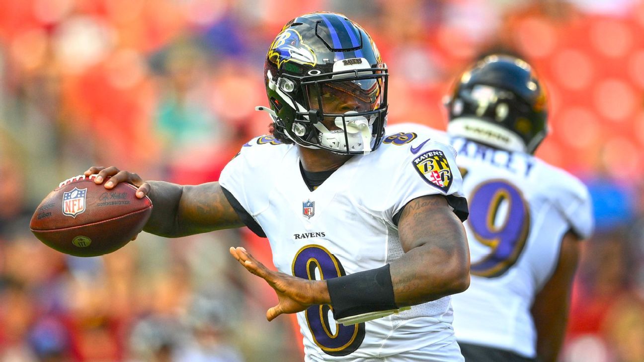 Have injuries turned Lamar Jackson’s opening in Las Vegas into a one-man show?