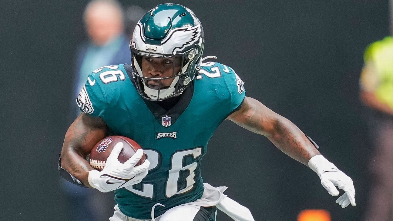 Eagles RB Sanders will play 3 weeks after surgery