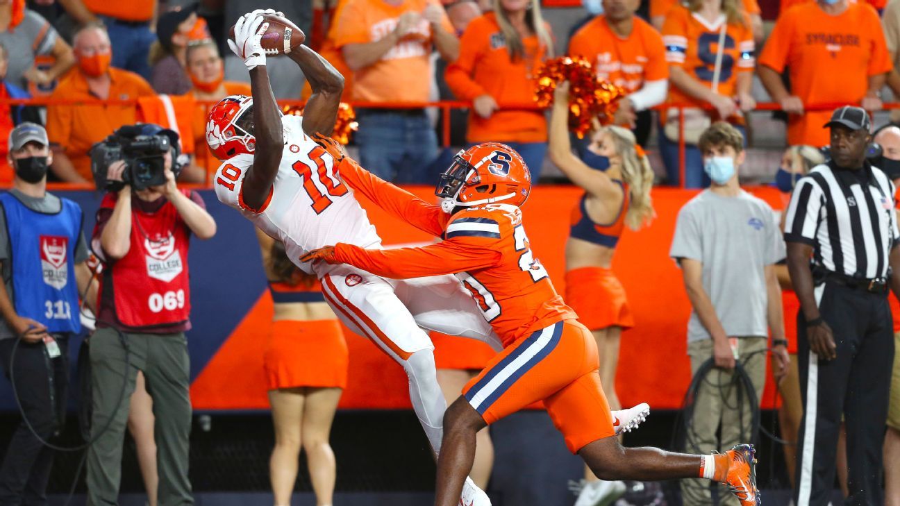 Clemson Tigers to be without leading receiver Joseph Ngata vs. Pittsburgh Panthers