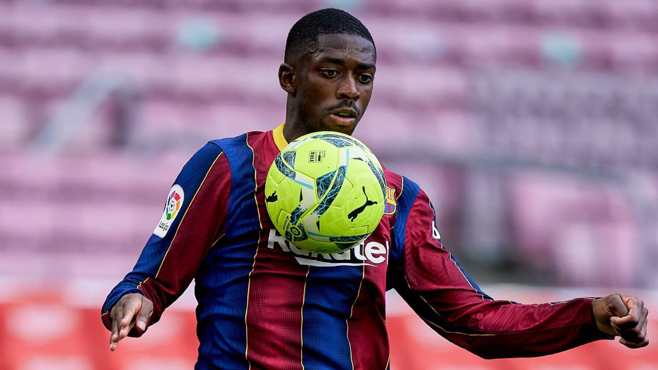 PSG menginginkan Ousmane Dembele dari Barcelona jika Kylian Mbappe pergi