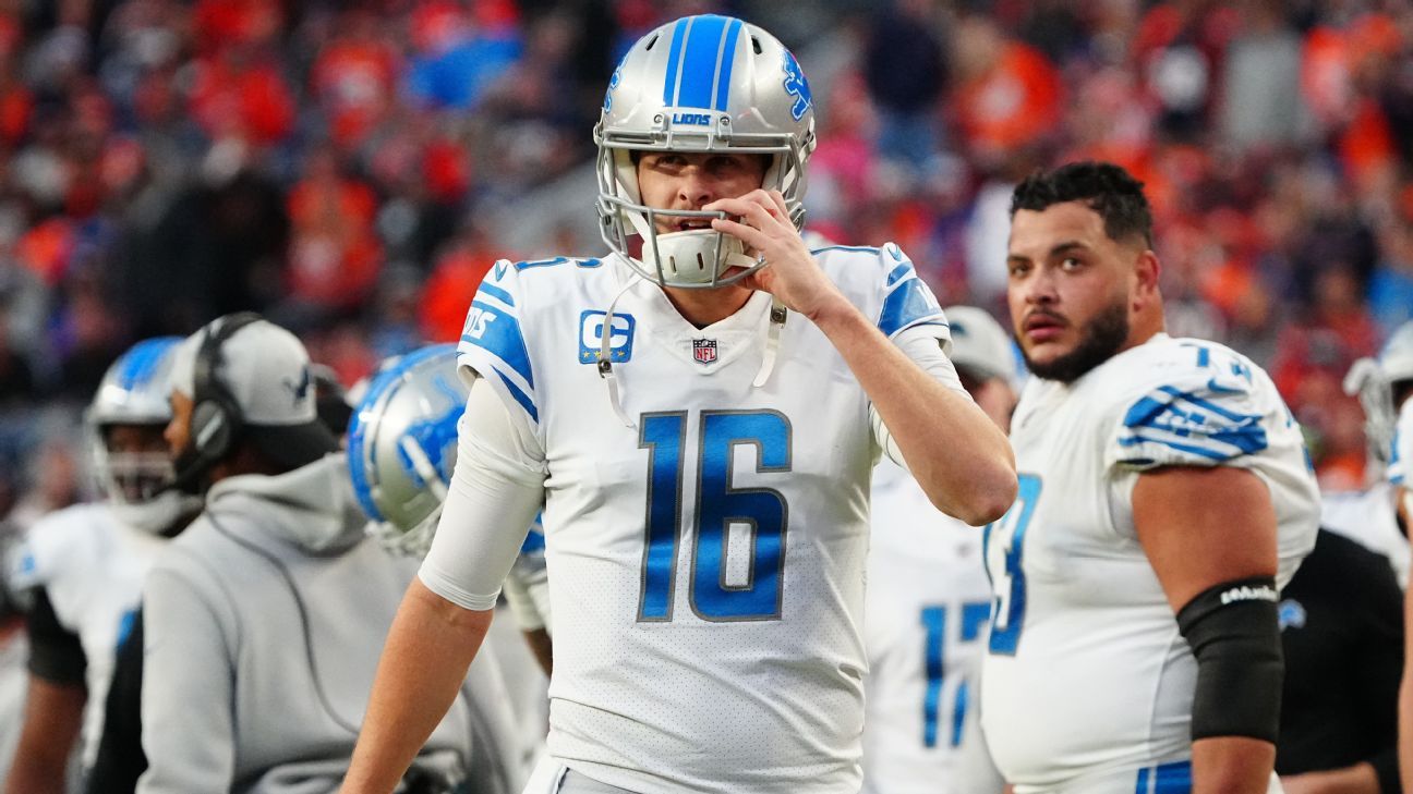 <div>Lions QB Goff 'unlikely' to play against Falcons</div>