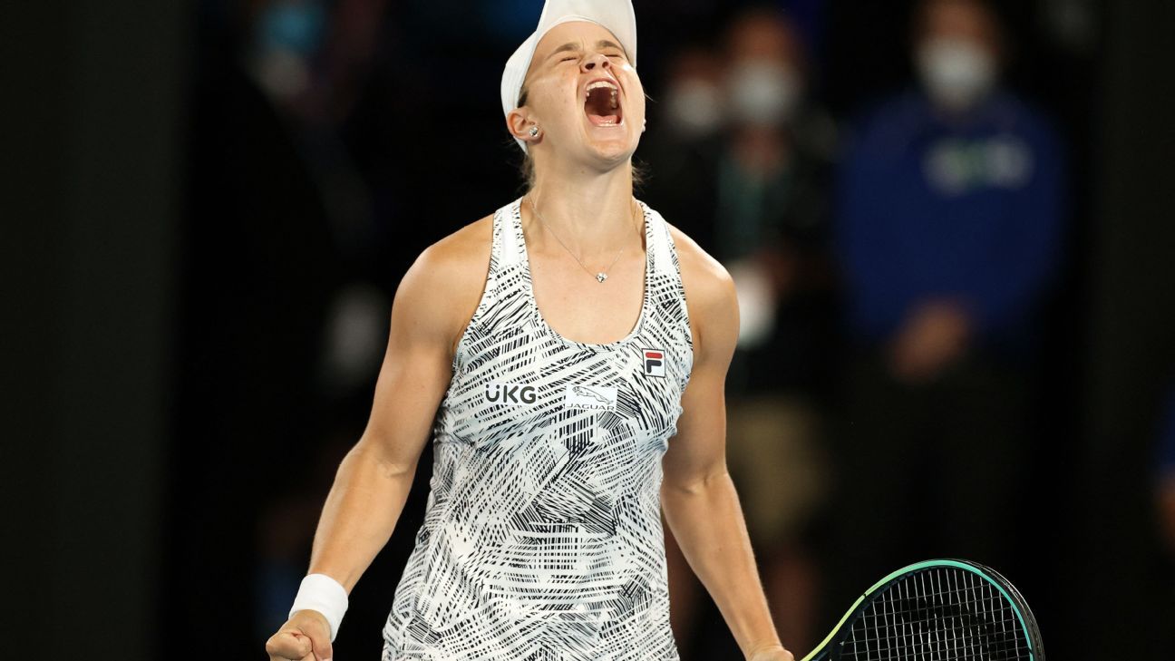 Ash Barty defeats Danielle Collins to win Australian Open