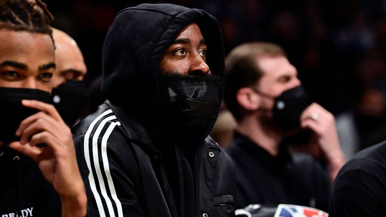 Brooklyn Nets’ James Harden to miss fourth straight game with hamstring tightness