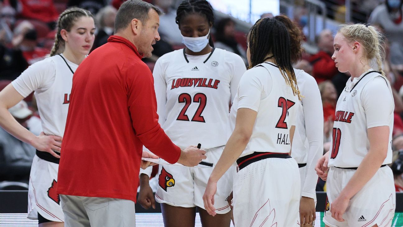 Louisville bergabung dengan Carolina Selatan, Stanford, dan NC State dalam mengamankan unggulan No. 1 di turnamen bola basket wanita NCAA