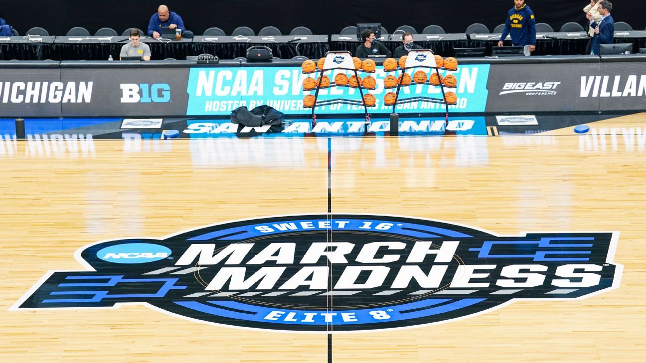 Turnamen bola basket perguruan tinggi NCAA putra dan putri meraih keuntungan dua digit dalam penayangan TV