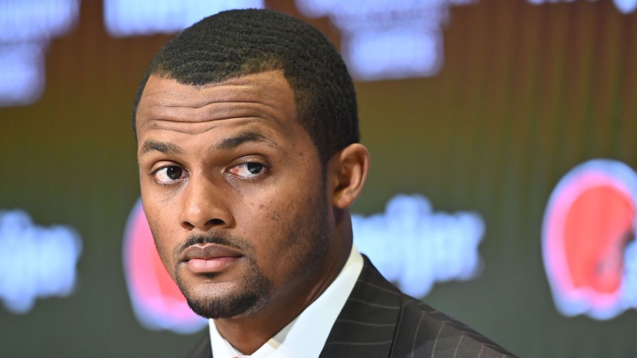 Cleveland Browns QB Deshaun Watson says he was surprised by allegations and is innocent