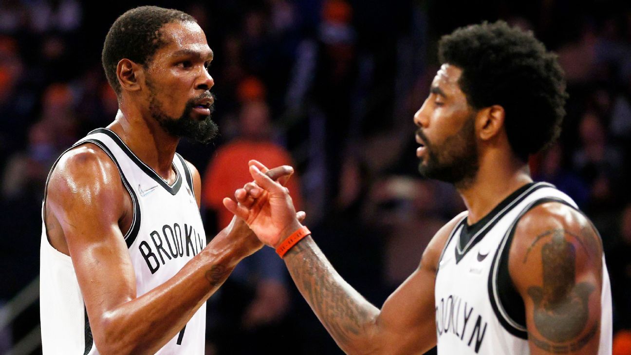 Kevin Durant dan Kyrie Irving dari Brooklyn Nets ingin persaingan dengan New York Knicks berkembang
